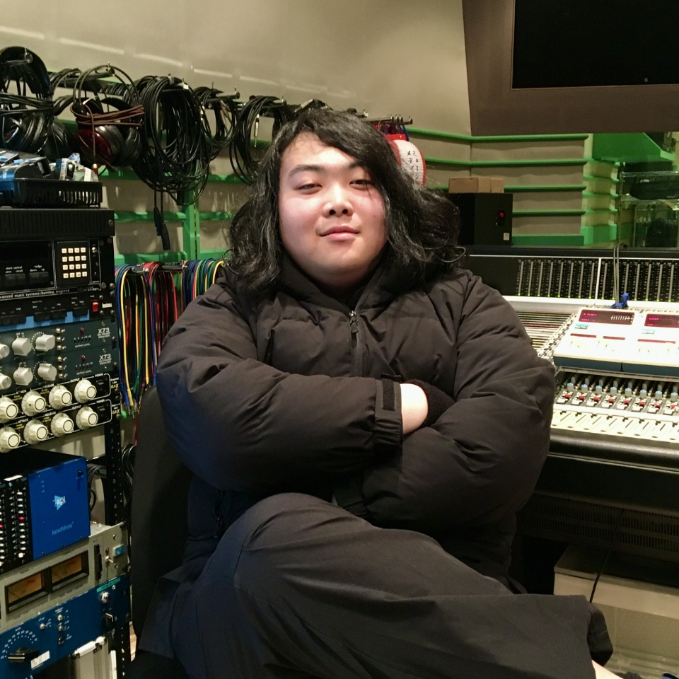 作曲/ミュージック・メディアコース 4年⽣(2021年度⼊学)飯野 麟太郎(いいの りんたろう)さん