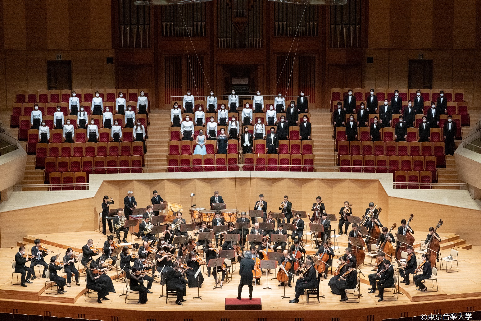 東京音楽大学合唱団が「第九」を合唱。読売新聞オンラインに掲載されました