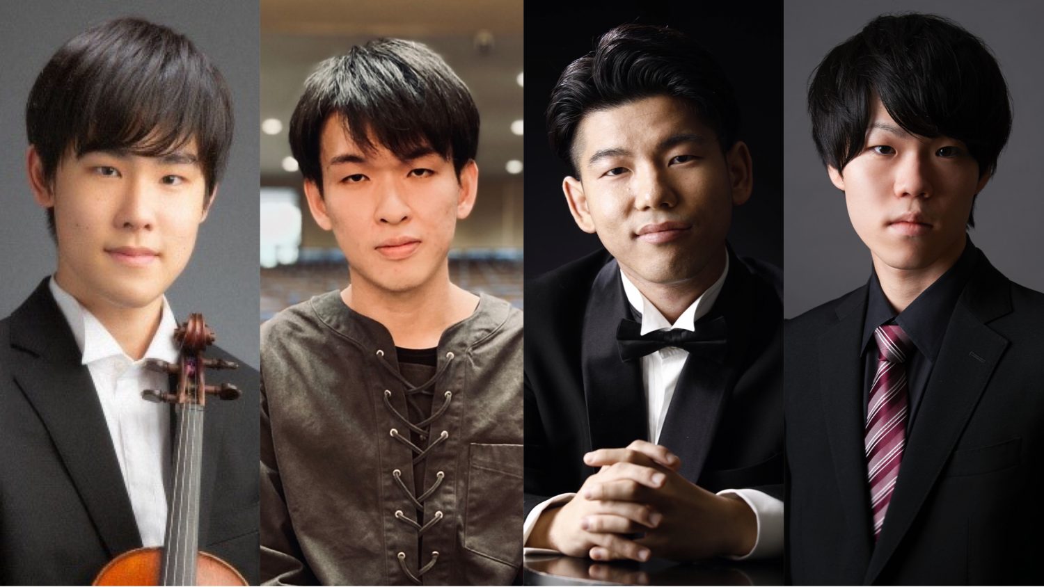 「第90回日本音楽コンクール」作曲部門・ピアノ部門・バイオリン部門本選会で4名の在学生が受賞・入選しました