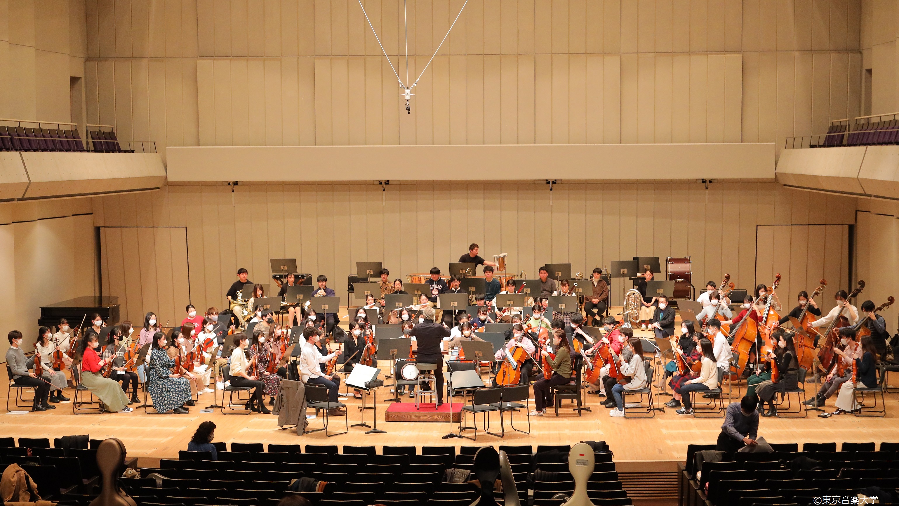 東京音楽大学シンフォニーオーケストラ定期演奏会12月14日本番に向けて、臨時練習が続く