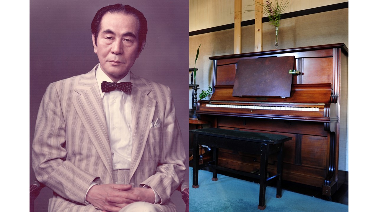 「伊福部昭作品資料及び愛用ピアノ寄贈 感謝状贈呈式」の様子が放送されました