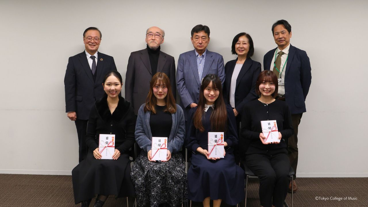 2025年度コンクール入賞者奨励金授与式が行われました